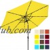 BCP 10FT Deluxe Patio Umbrella W/ Solar LED Lights, Tilt Adjustment - Multicolor   
